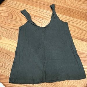 Military green camisole